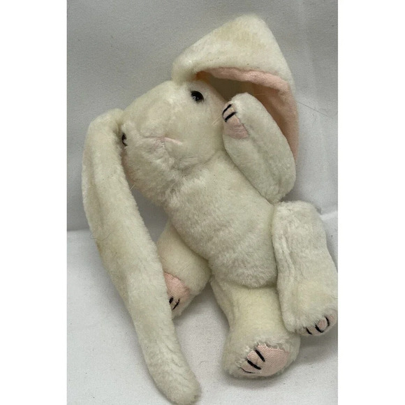 VTG Jointed Easter Bunny Plush Rabbit Long Floppy Ears Cute 5” Stuffed Animal - Picture 8 of 16